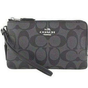 Coach Double Zip Wristlet